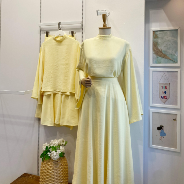 Sarı Taste Keten Takım