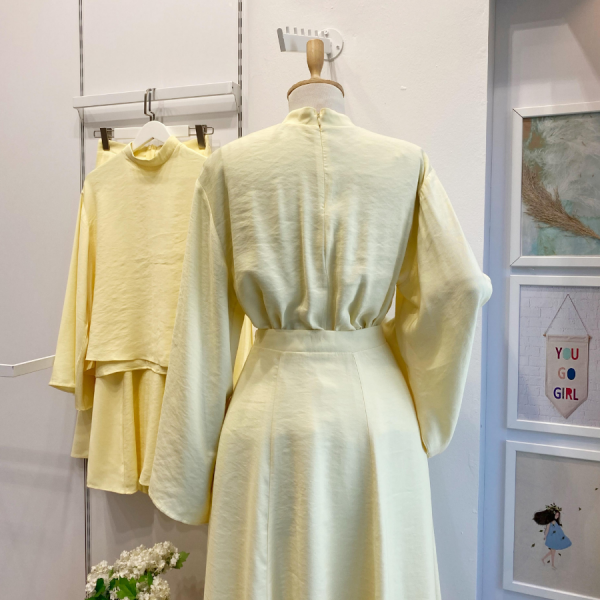 Sarı Taste Keten Takım