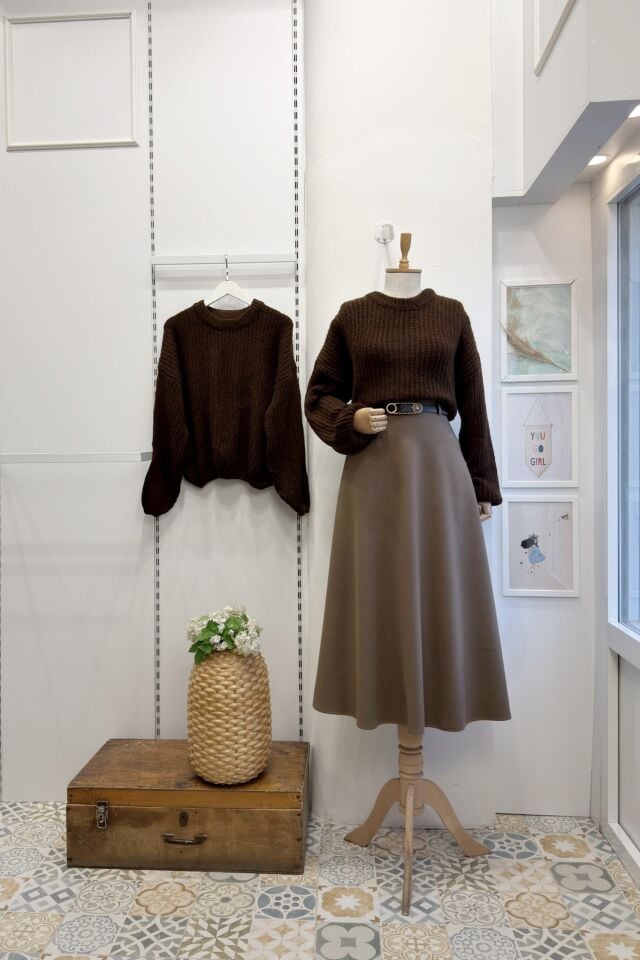 Kahverengi NUAGEUX KAZAK