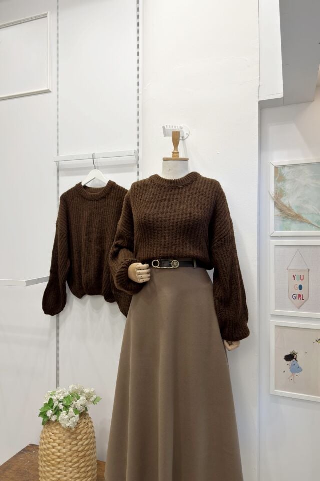 Kahverengi NUAGEUX KAZAK