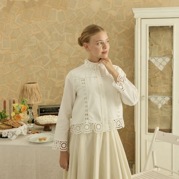 Beyaz Clair de Coton Gömlek X The Taste Of Things