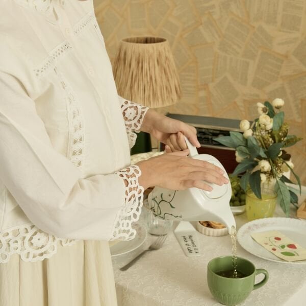 Beyaz Clair de Coton Gömlek X The Taste Of Things