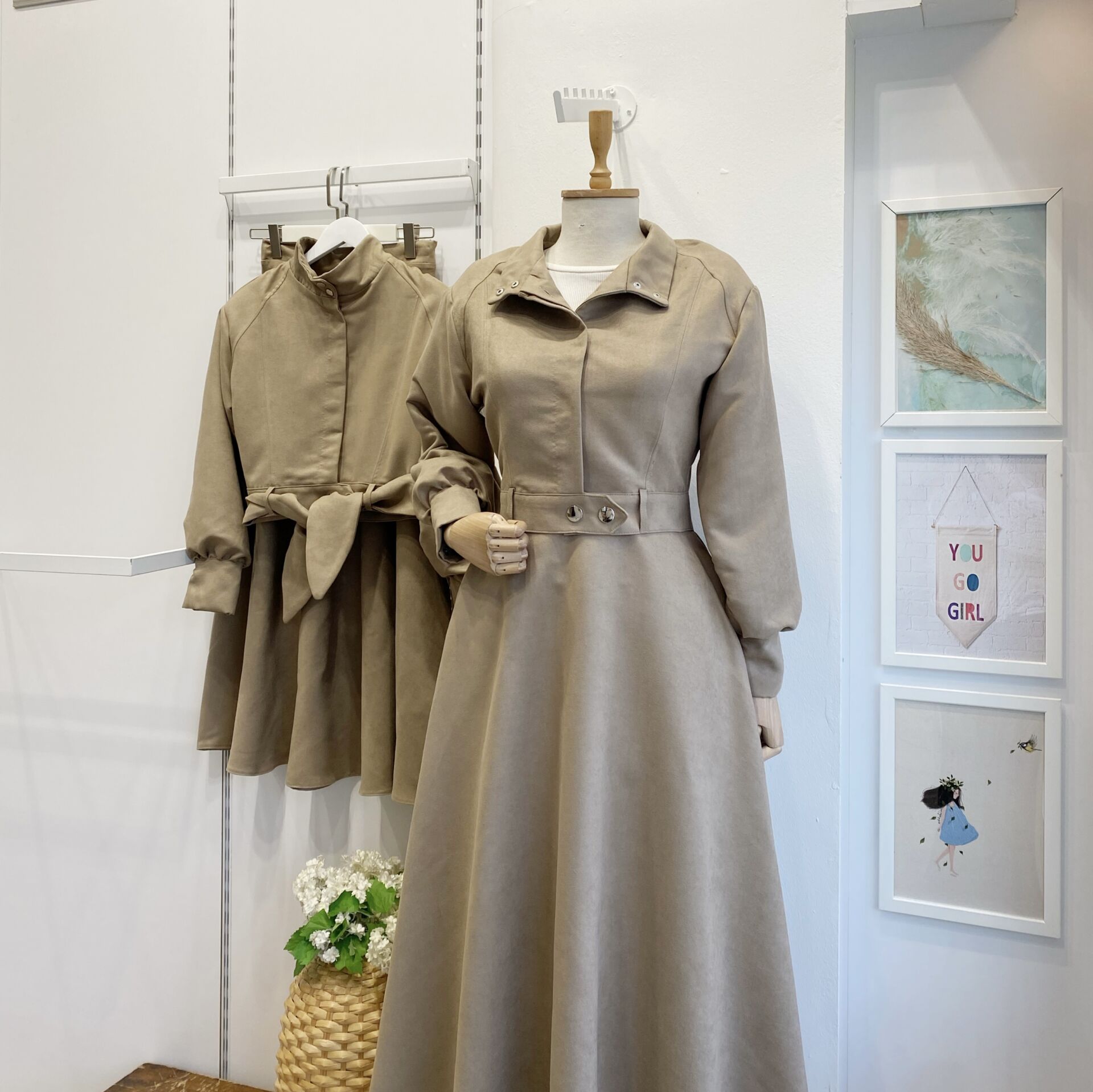 Vizon Nubuk Kumaş Marigold Takım