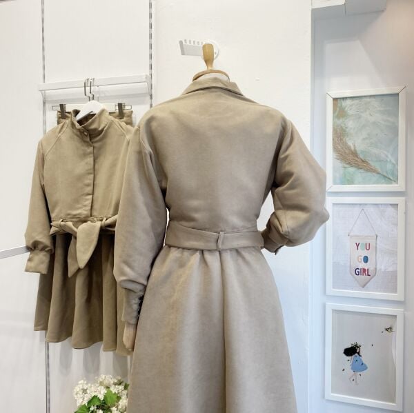 Vizon Nubuk Kumaş Marigold Takım