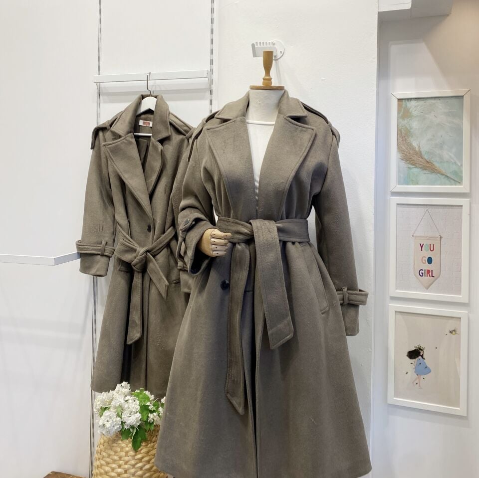 Koyu Vizon Nuance Tay Tüyü Kaban