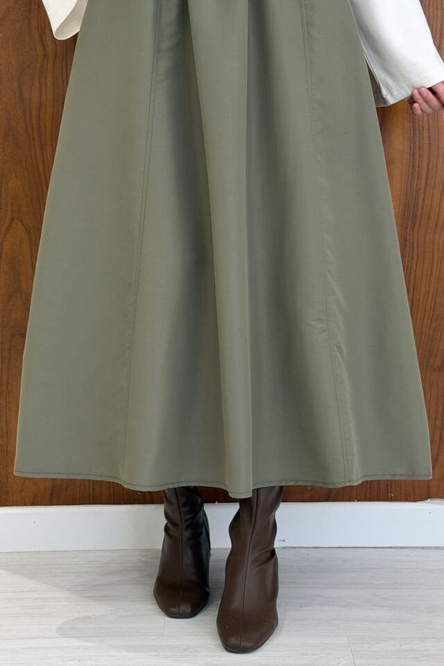 Beli Lastikli Çağla Yeşili Aven Etek