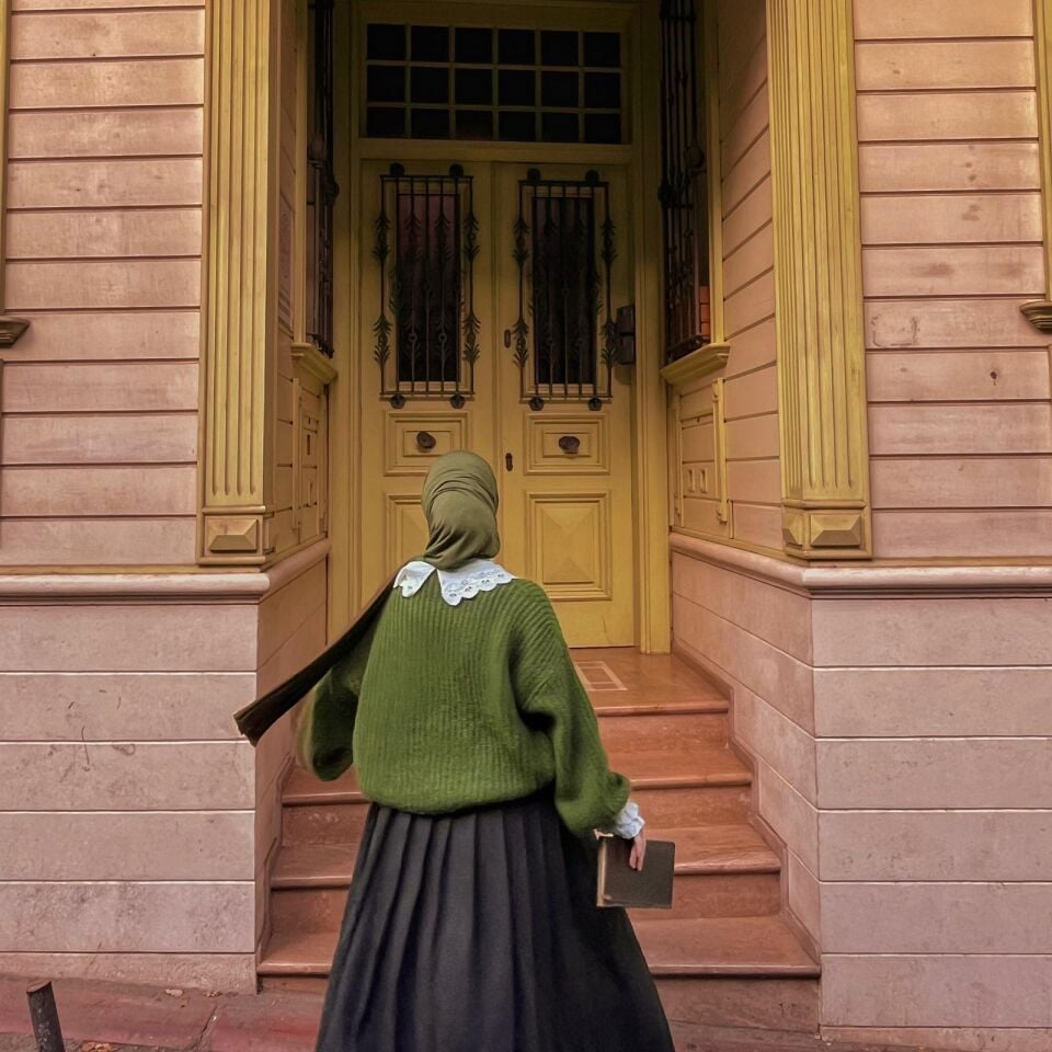 Faya Girls x Yeşil Nuageux Kazak