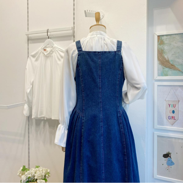 Lacivert Bel Detaylı Piaran Kot Jile