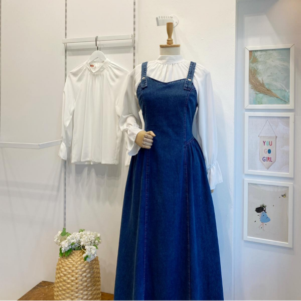 Lacivert Bel Detaylı Piaran Kot Jile