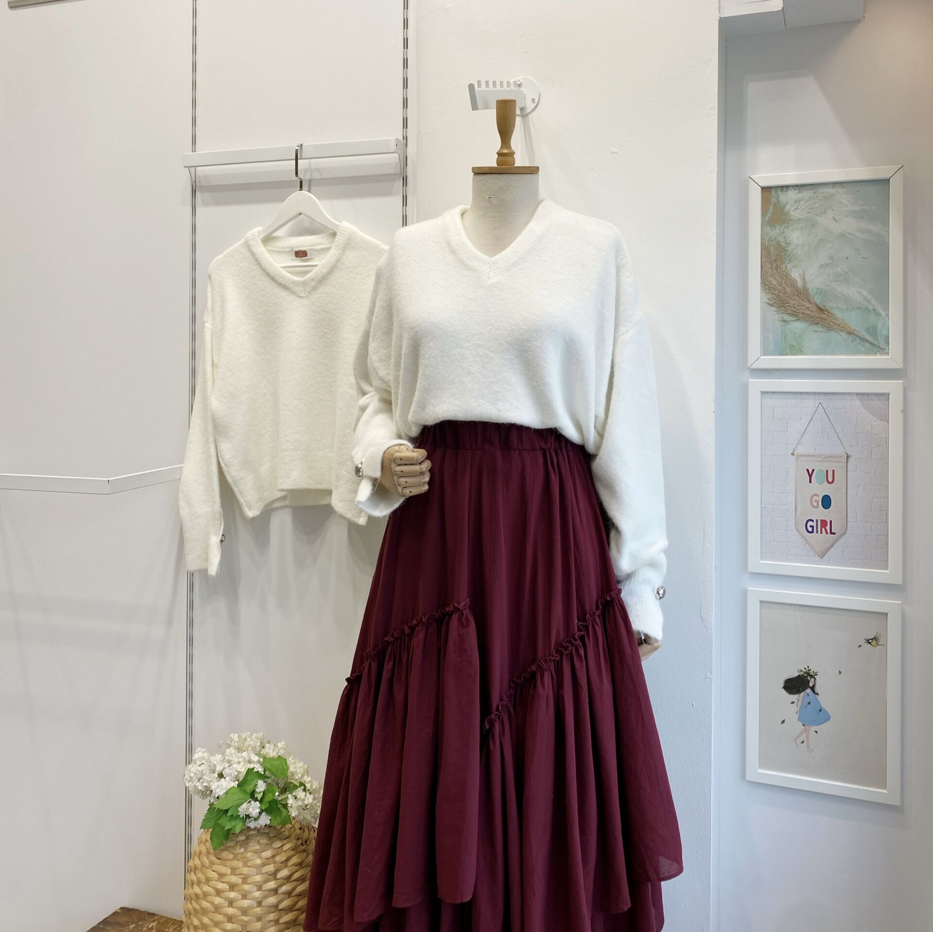 Ekru Segreto Kol Detaylı Kazak