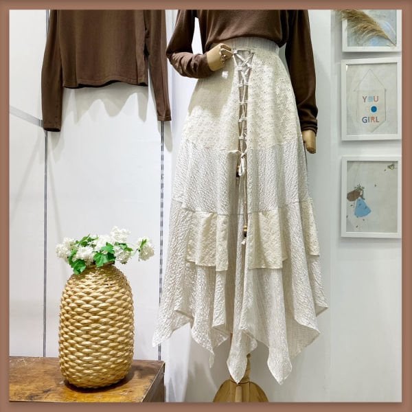 Fisto Asimetrik Kesim Etek