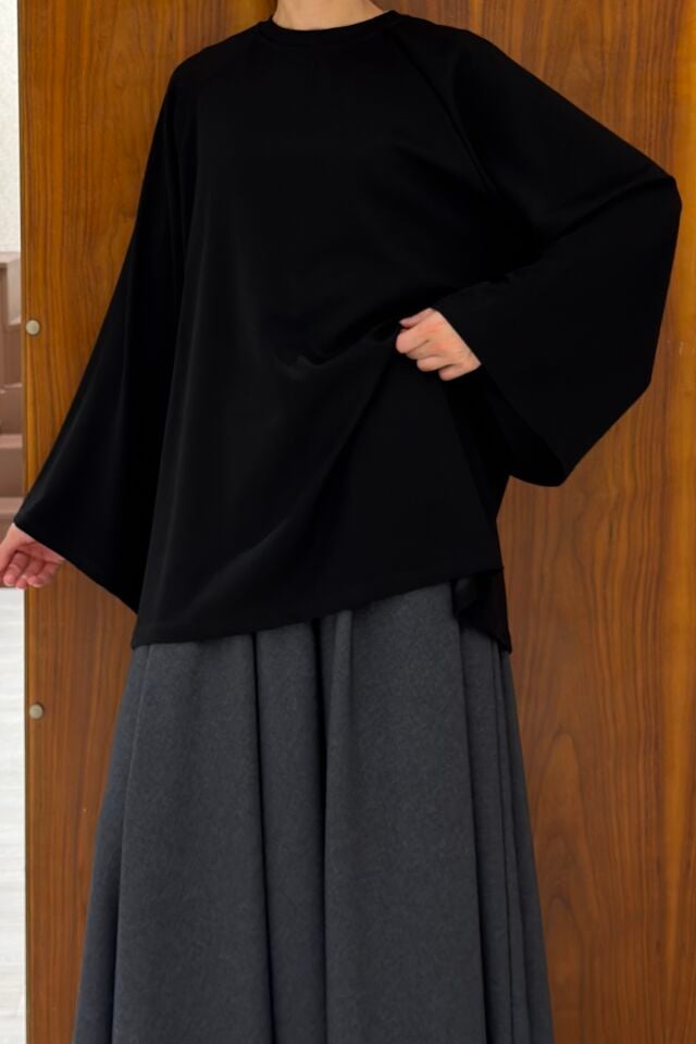 Siyah Beli Bağcıklı Basic Tunik