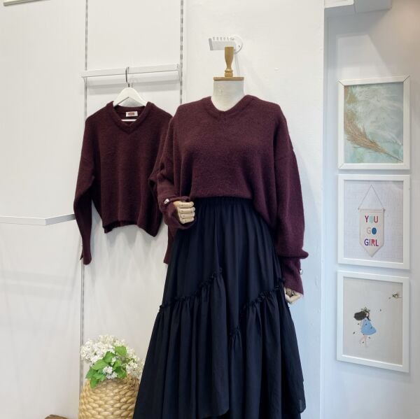 Bordo Segreto Kol Detaylı Kazak