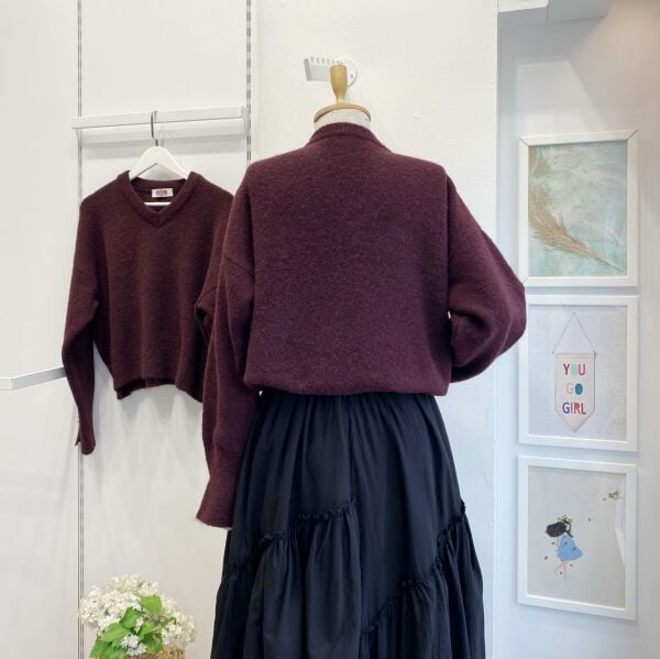 Bordo Segreto Kol Detaylı Kazak