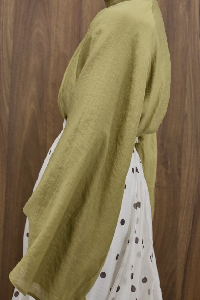 Yeşil Şifon Velissa Bluz