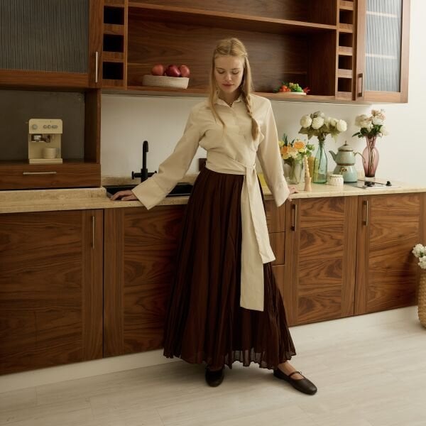 Acı Kahve Crush Vual Keten Etek X The Taste Of Things