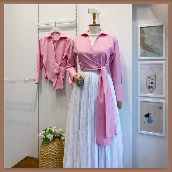 Şeker Pembe Anvelop Model Gömlek