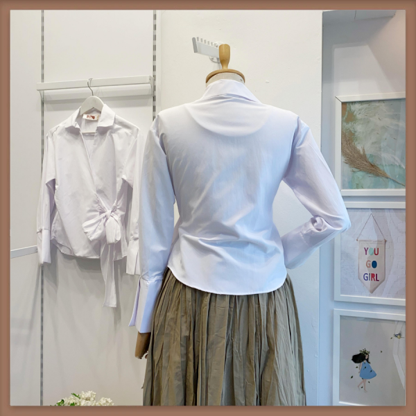 Beyaz Anvelop Model Gömlek