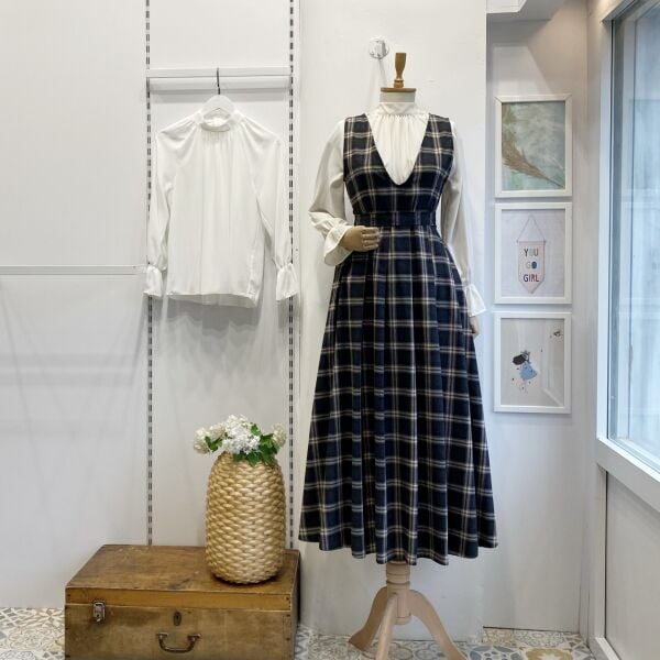 Siyah Ekose Desenli Haven Jile