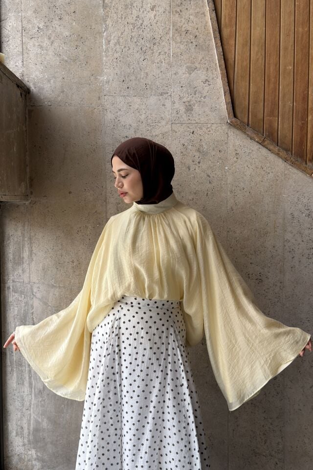 Sarı Şifon Velissa Bluz