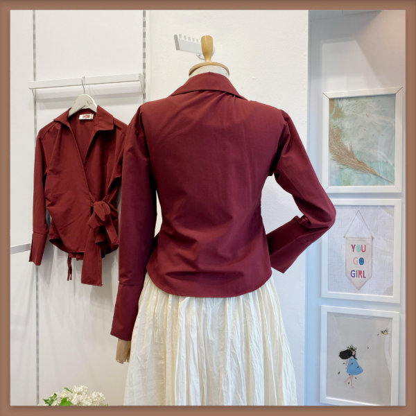 Bordo Anvelop Model Gömlek