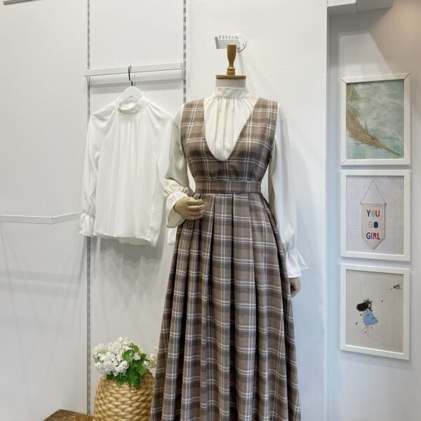 Vizon Ekose Desenli Haven Jile