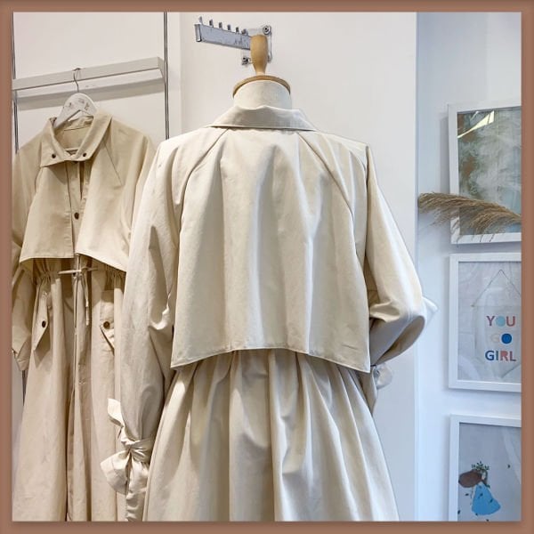 KREM VİENTO TRENÇKOT