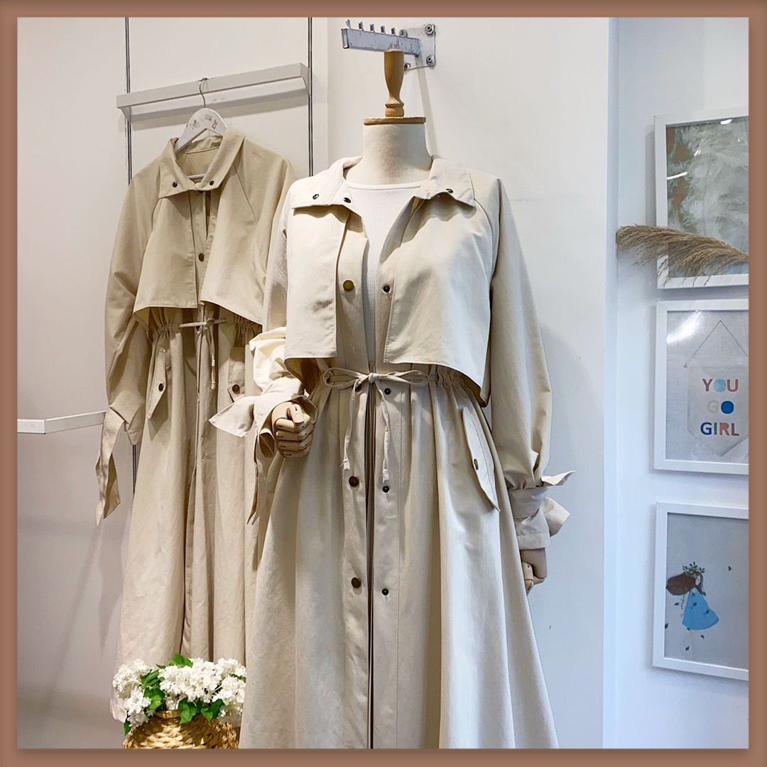 KREM VİENTO TRENÇKOT