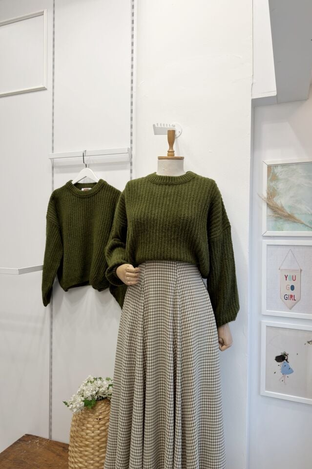 Yeşil NUAGEUX KAZAK