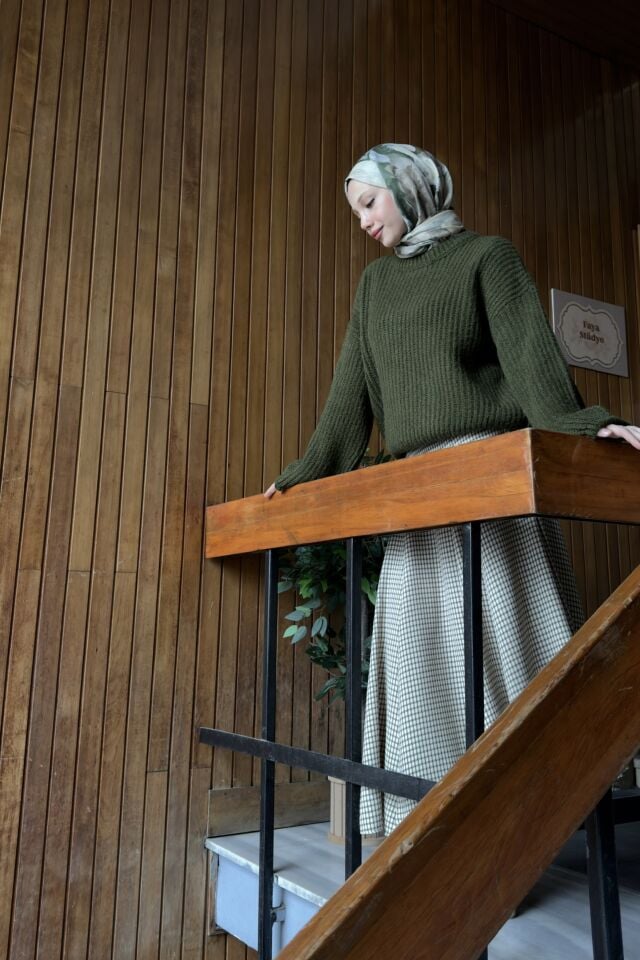 Yeşil NUAGEUX KAZAK