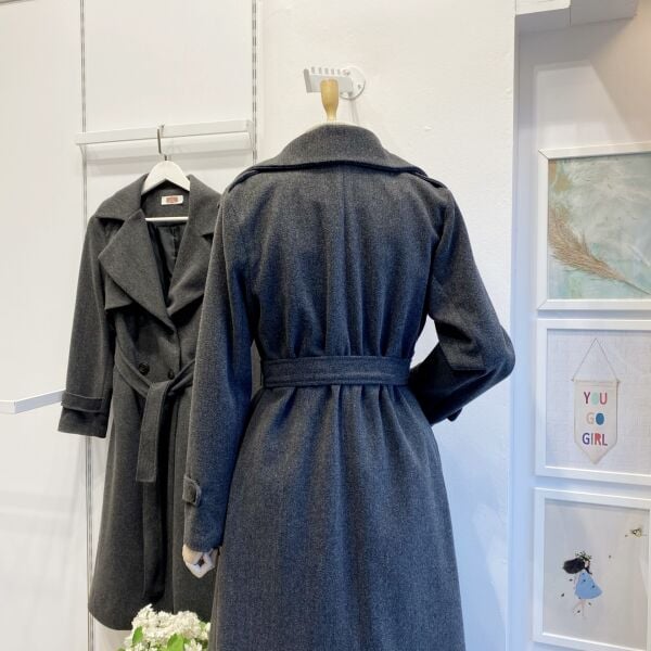 Antrasit Mora Kaşe Kaban