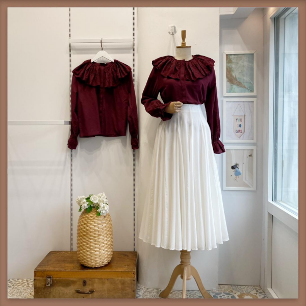 Beyaz Linen Poem Vual Keten Etek