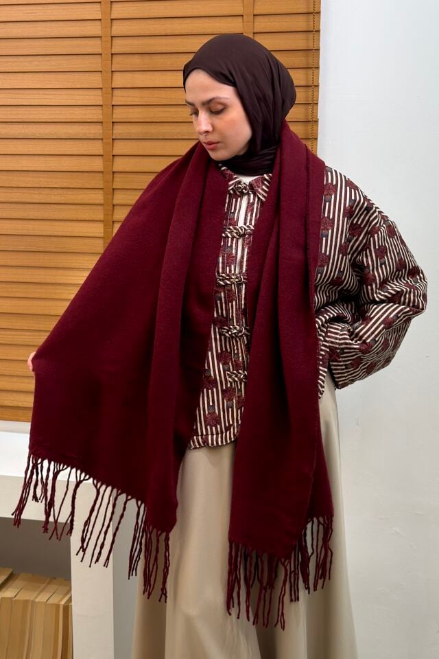 Bordo Atkı