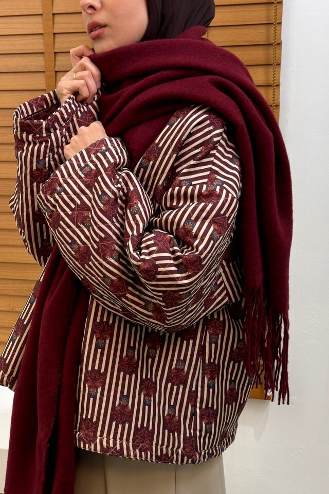 Bordo Atkı