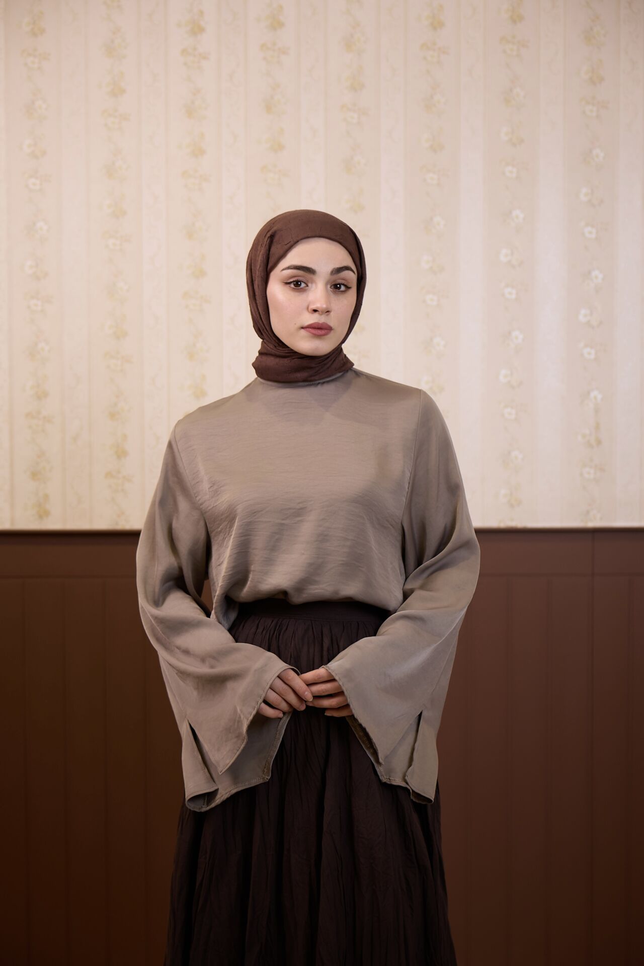 Vizon Rosalie Saten Bluz