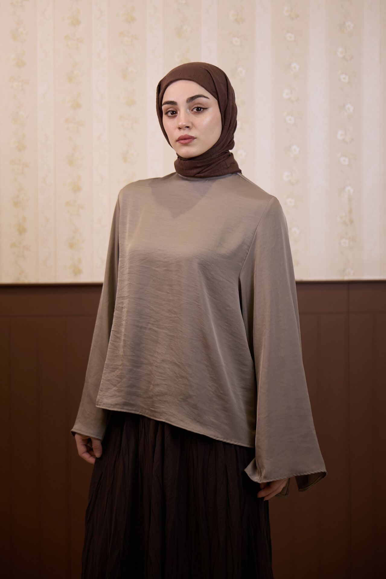 Vizon Rosalie Saten Bluz