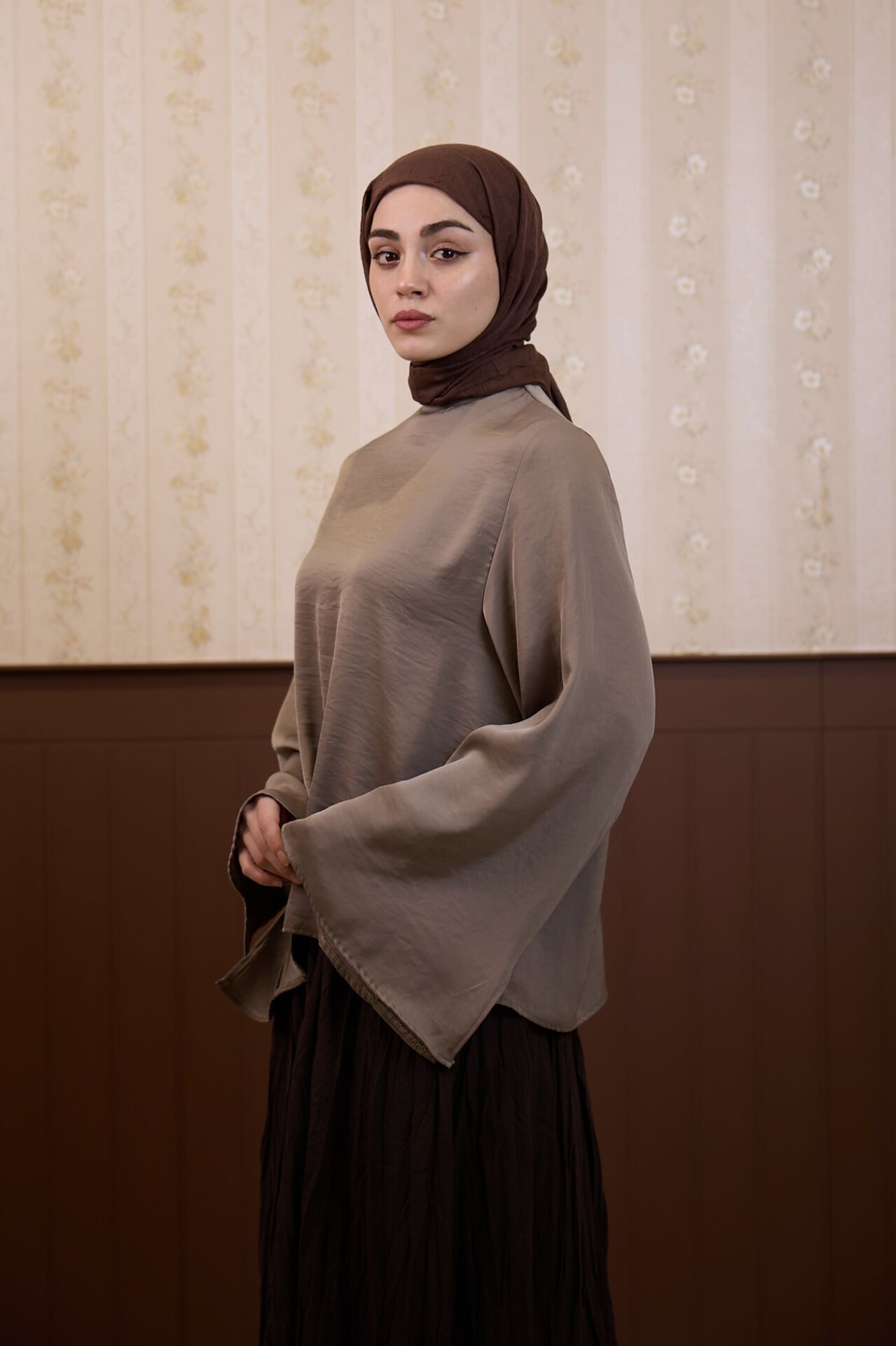 Vizon Rosalie Saten Bluz
