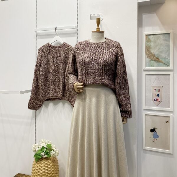 Mürdüm Kırçıllı NUAGEUX KAZAK