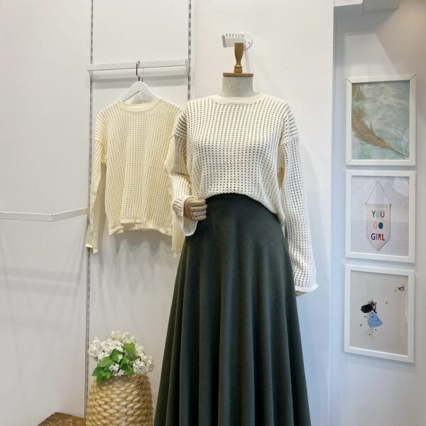 Ekru Ajurlu Mercan Kazak