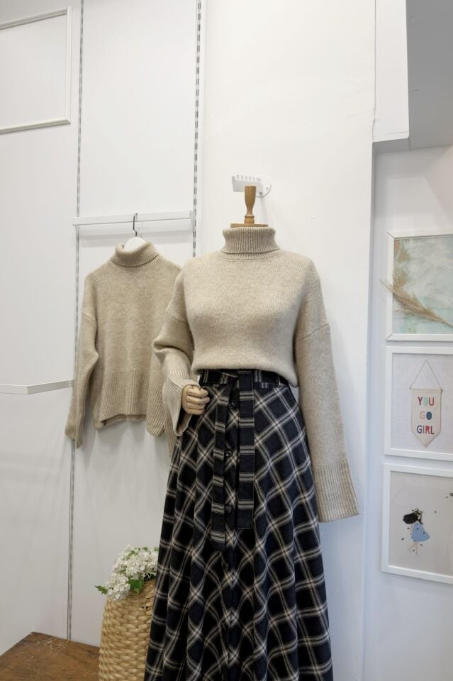 Vizon Boğazlı Amarend Oversize Kazak