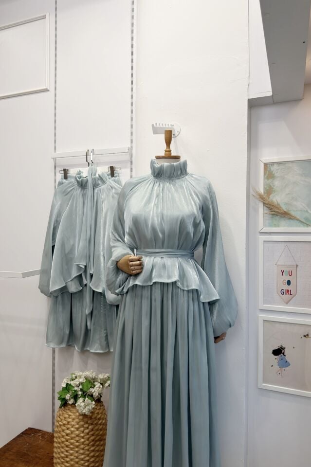 Su Yeşili Şifon Amour Takım