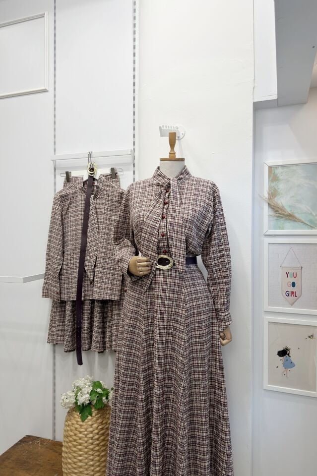 Bordo Minik Ekoseli Brunel Takım