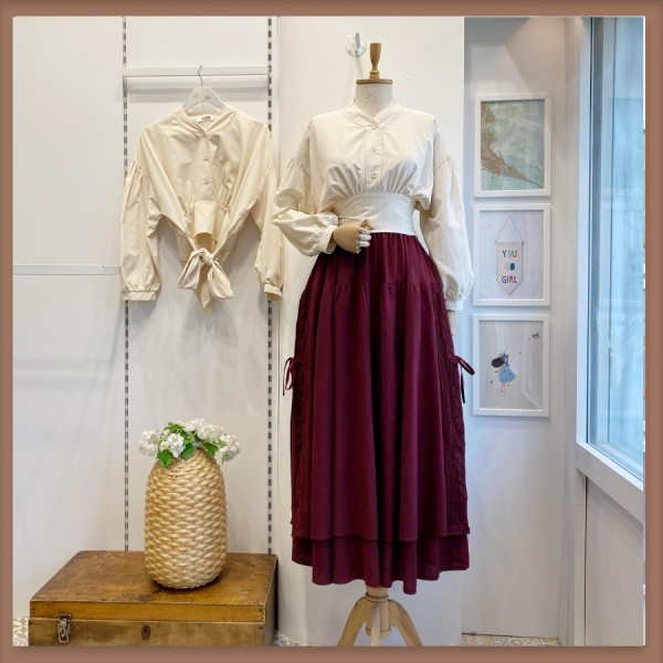 Bordo Keten Helen Etek
