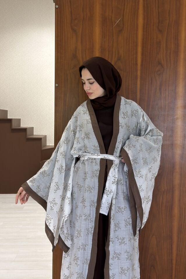 Beyaz Florist Kimono