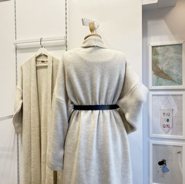 Taş Salaş Uzun Triko Hırka