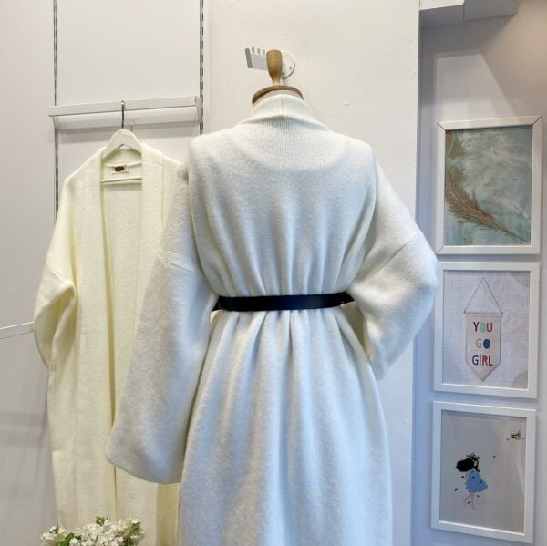 Vanilya Salaş Uzun Triko Hırka