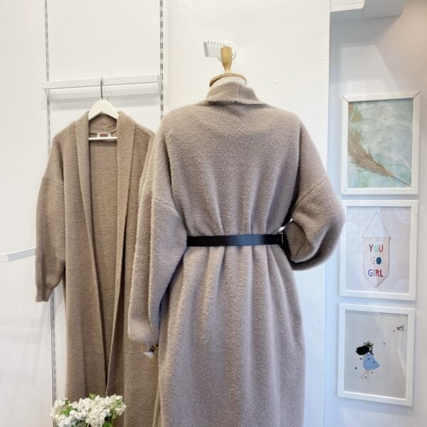 Vizon Triko Melange Hırka