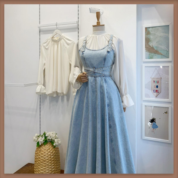 Light Blue Özel Tasarım Kot Jile