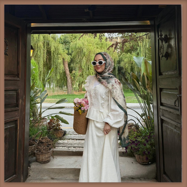 Faya Girls x Beyaz İşlemeli Esquer Keten Gömlek