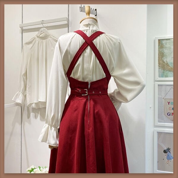 Bordo Özel Tasarım Gabardin Jile